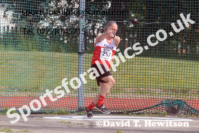 Hammer, 2025 NEMAA Track and Field, Monkton. Photo: David T. Hewitson/Sports for All Pics